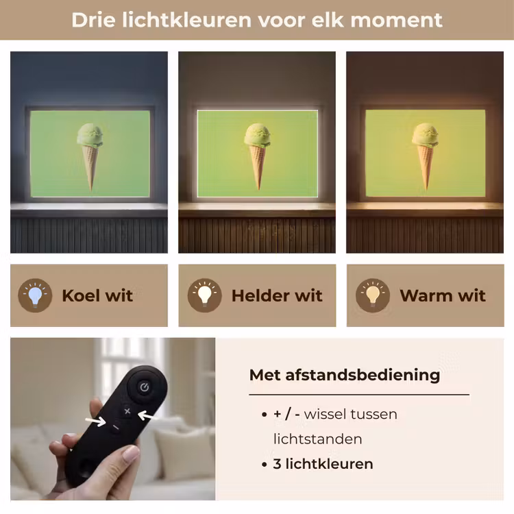 Lightbox - Wandlamp - Hoorntje - Schepijs - Groen — 8