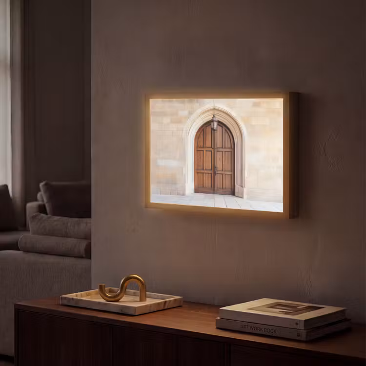 Lightbox - Wandlamp - Houten - Deur - Lantaarn — 2