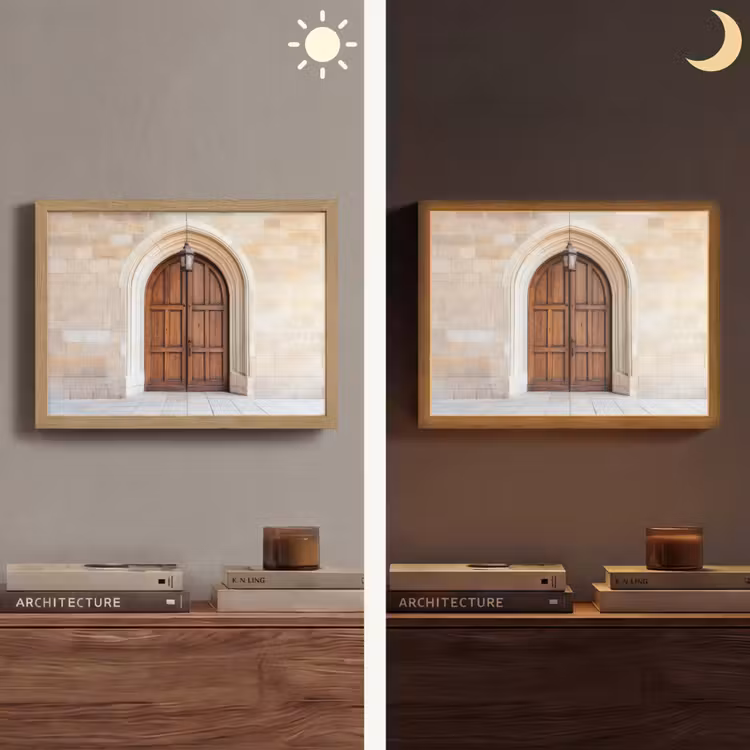 Lightbox - Wandlamp - Houten - Deur - Lantaarn — 6