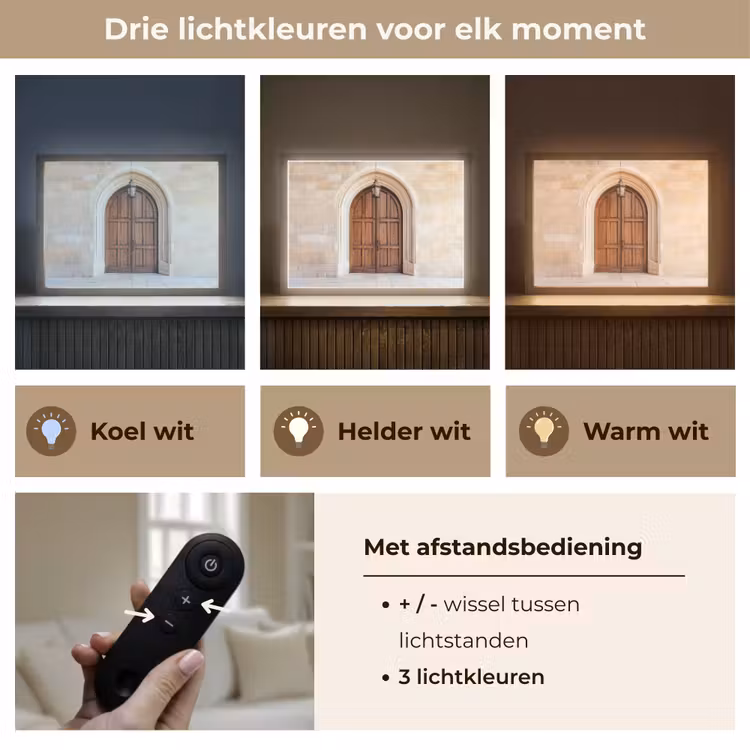 Lightbox - Wandlamp - Houten - Deur - Lantaarn — 8