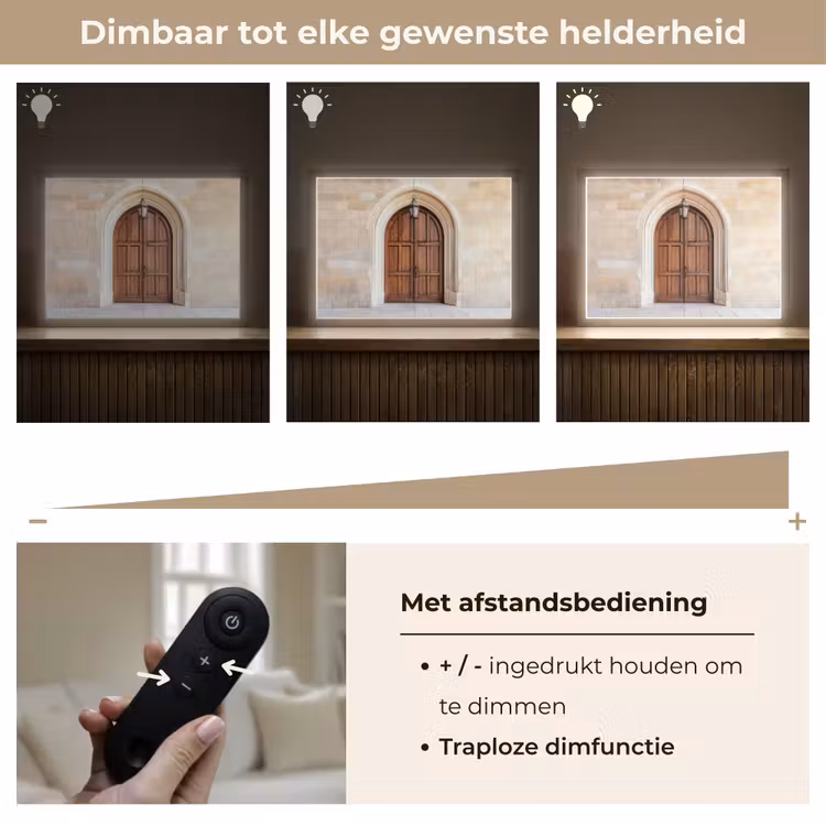 Lightbox - Wandlamp - Houten - Deur - Lantaarn — 9