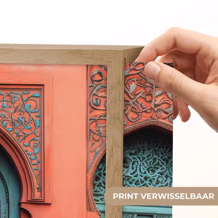 Lightbox - Wandlamp - Lantaarn - Deur - Turquoise — 5