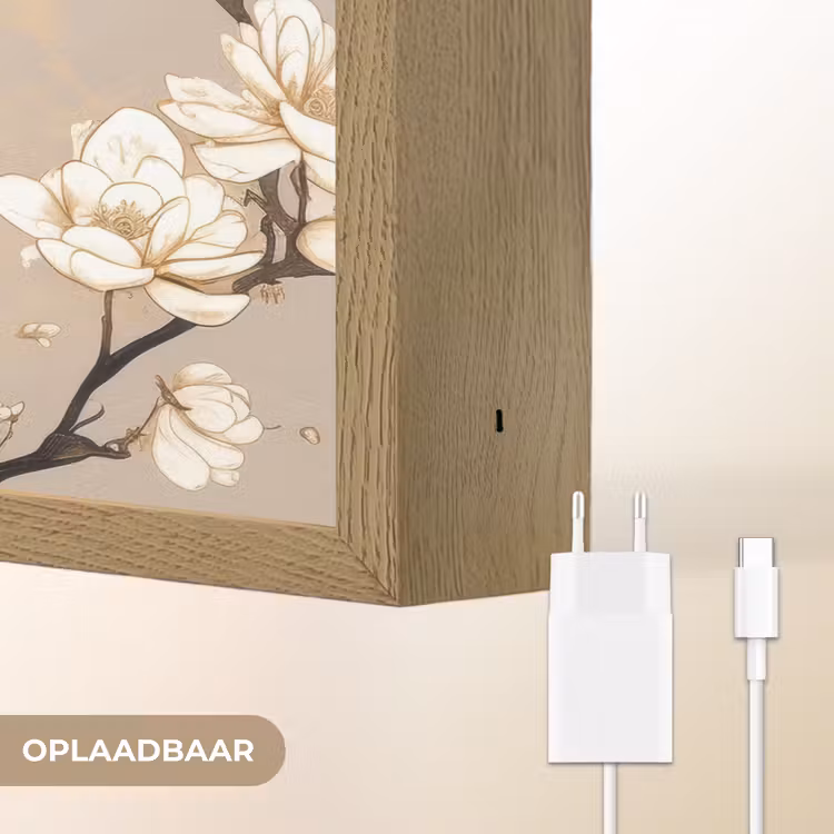 Lightbox - Wandlamp - Pauw - Tak - Bloemen — 7