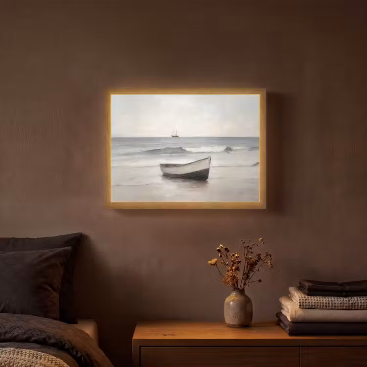 Lightbox - Wandlamp - Roeiboot - Zee - Horizon — 3