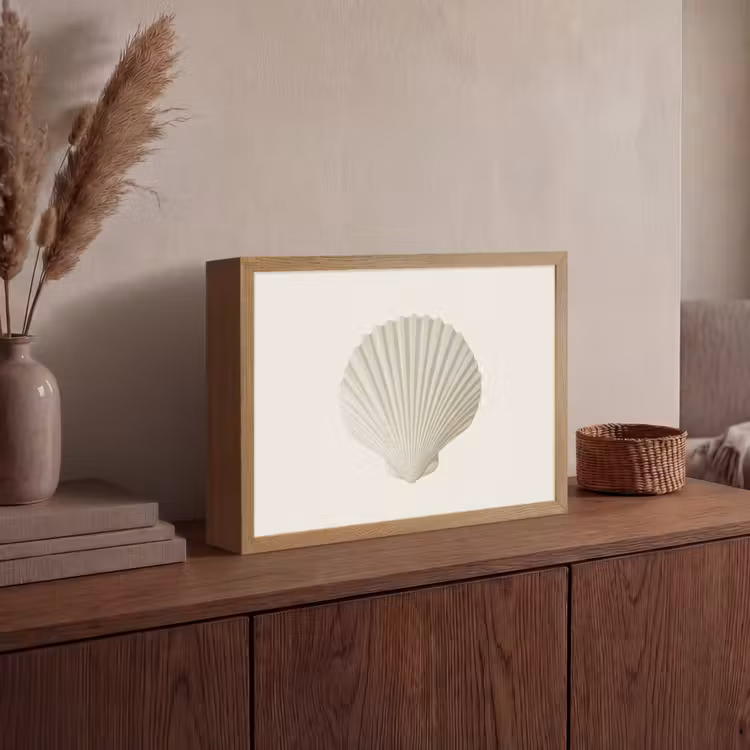 Lightbox - Wandlamp - Schelp - Minimalistisch - Wit — 4