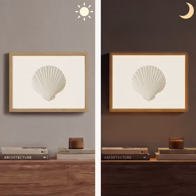 Lightbox - Wandlamp - Schelp - Minimalistisch - Wit — 6