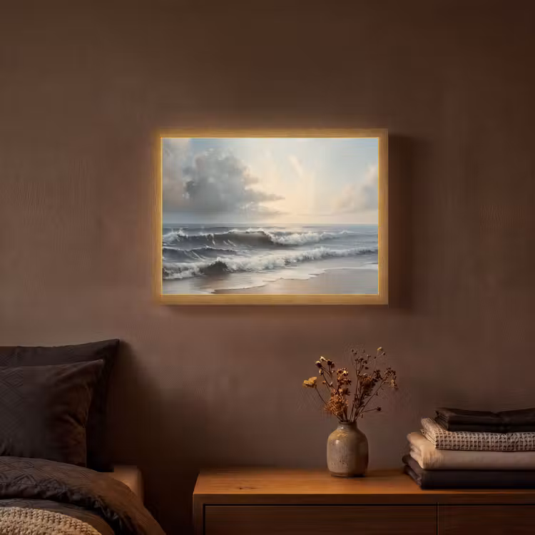 Lightbox - Wandlamp - Strand - Zee - Zonsondergang — 3