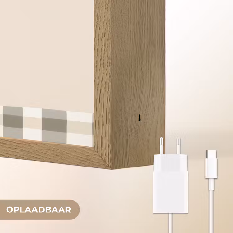 Lightbox - Wandlamp - Vaas - Geruit - Groen - Bloem — 7