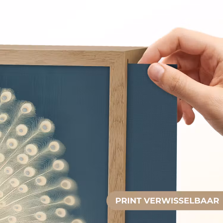 Lightbox - Wandlamp - Vogel - Blauw - Vintage — 5