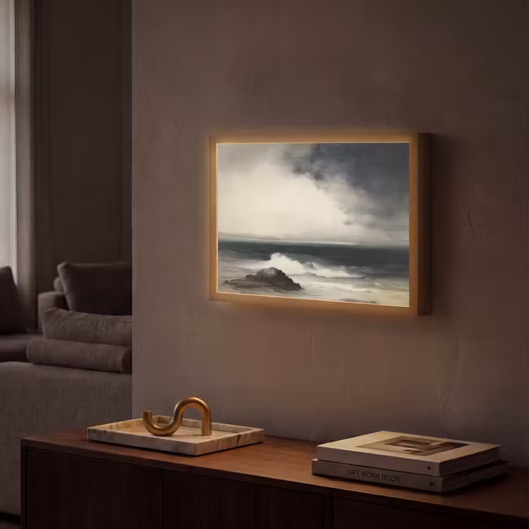 Lightbox - Wandlamp - Zee - Rotsen - Storm — 2