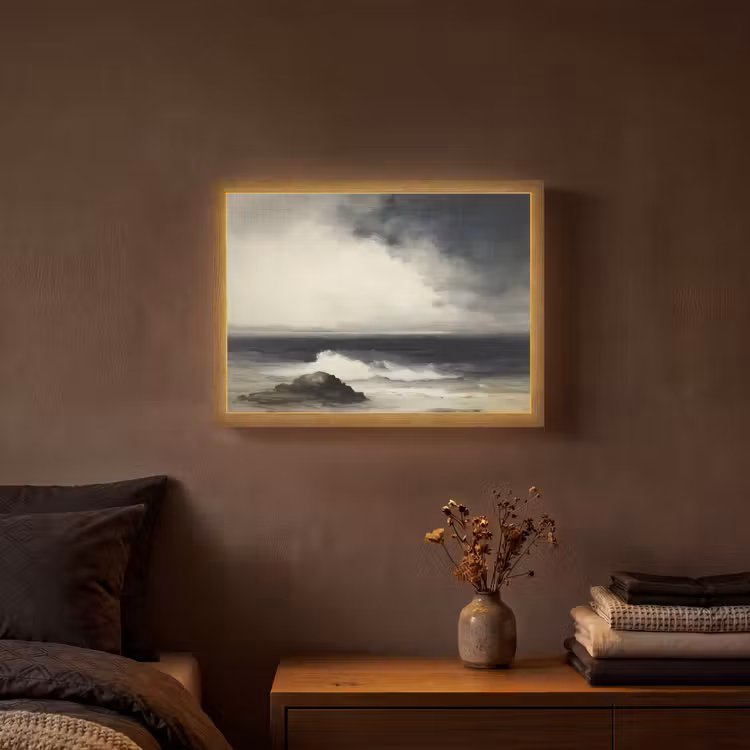 Lightbox - Wandlamp - Zee - Rotsen - Storm — 3