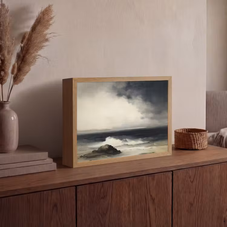 Lightbox - Wandlamp - Zee - Rotsen - Storm — 4