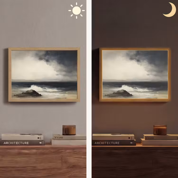 Lightbox - Wandlamp - Zee - Rotsen - Storm — 6