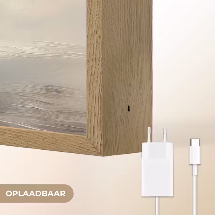 Lightbox - Wandlamp - Zeilschip - Zee - Bewolkt — 7
