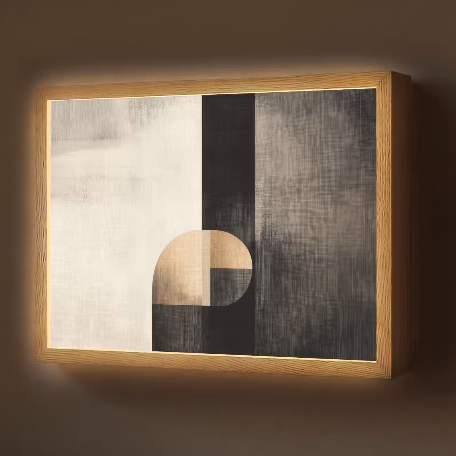 Lightbox - Wandlamp - Vormen - Modern - Zwart — 1