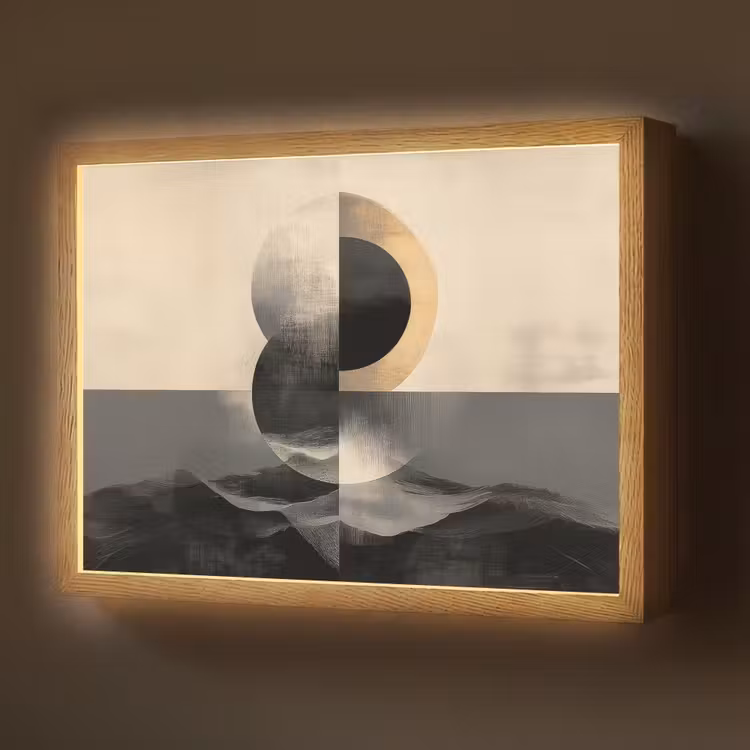 Lightbox - Wandlamp - Cirkels - Schaduw - Abstract — 1