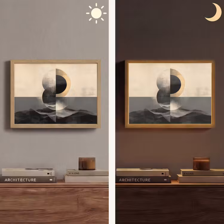 Lightbox - Wandlamp - Cirkels - Schaduw - Abstract — 6