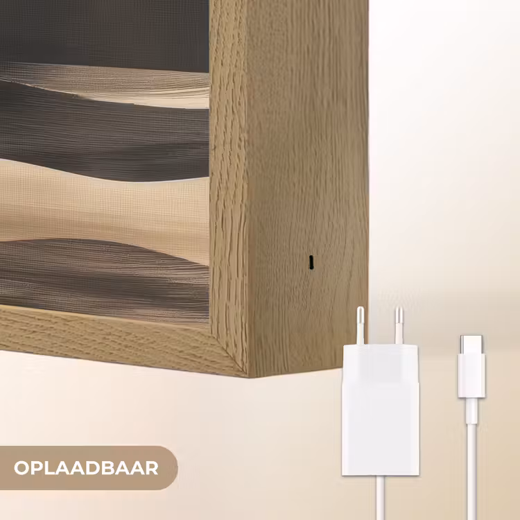 Lightbox - Wandlamp - Maan - Cirkel - Goud — 7