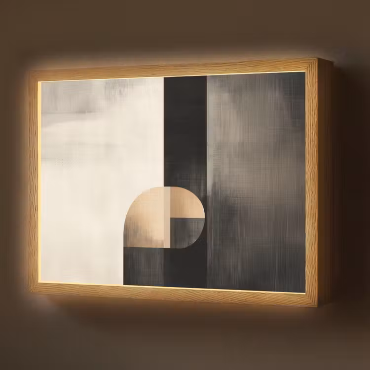 Lightbox - Wandlamp - Vormen - Modern - Zwart — 1
