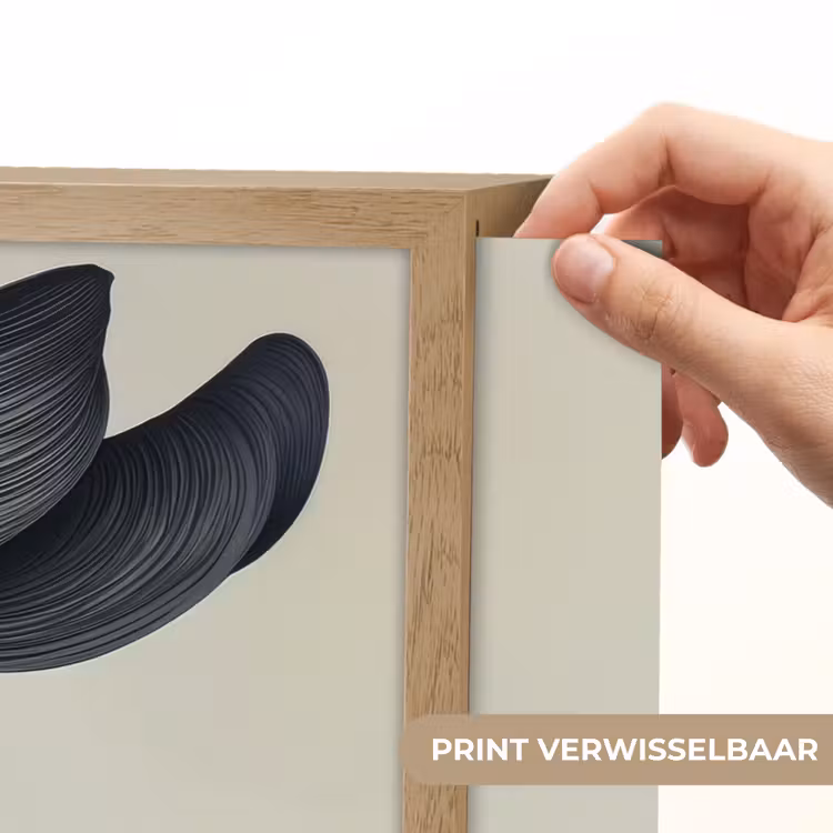 Lightbox - Wandlamp - Zwart - Vrouw - Hoed — 5