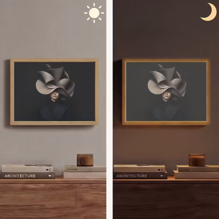 Lightbox - Wandlamp - Zwarte - Hoed - Vrouw — 6