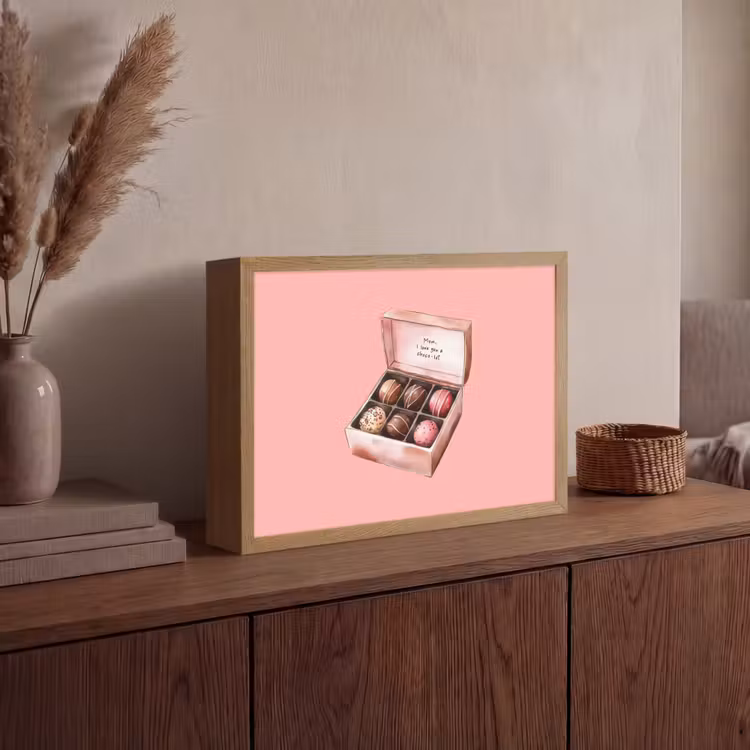 Lightbox - Wandlamp - Doosje - Bonbons - Liefdevolle - Tekst — 4