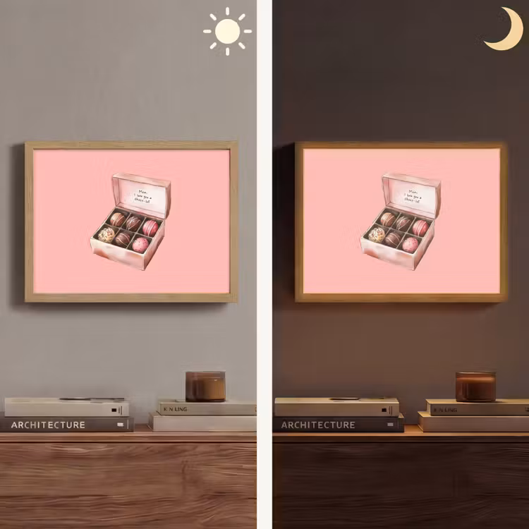 Lightbox - Wandlamp - Doosje - Bonbons - Liefdevolle - Tekst — 6
