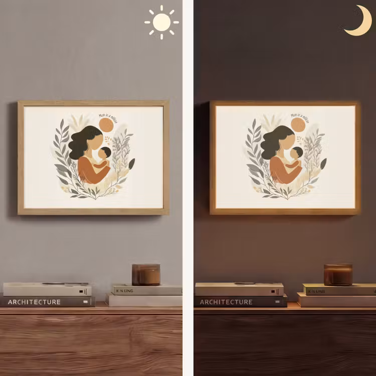 Lightbox - Wandlamp - Illustratie - Quote - Moeder — 6