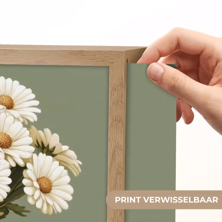Lightbox - Wandlamp - Lint - Boeket - Groen - Quote — 5