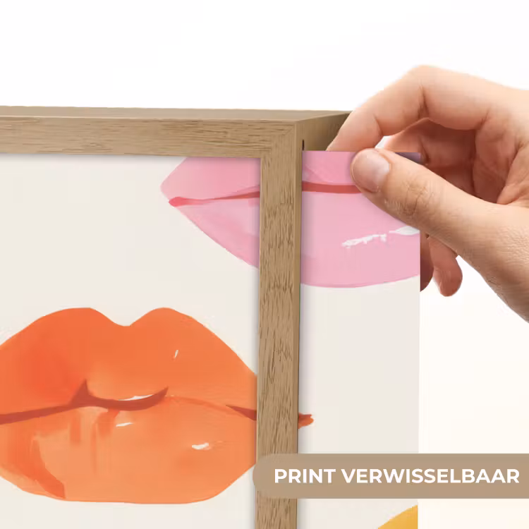 Lightbox - Wandlamp - Lippen - Kleurrijk - Glanzend — 5