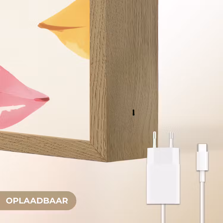 Lightbox - Wandlamp - Lippen - Kleurrijk - Glanzend — 7