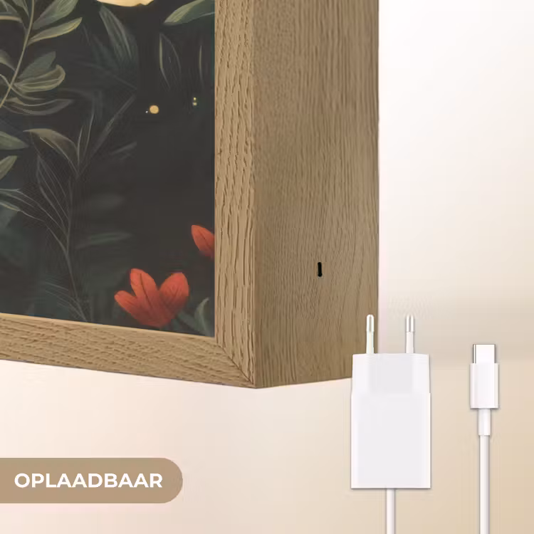 Lightbox - Wandlamp - Maan - Quote - Bloemen - Sterren — 7