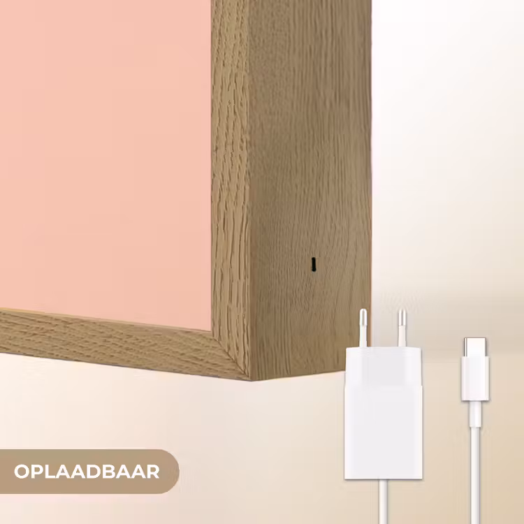 Lightbox - Wandlamp - Meisje - Deken - Gestreept - Oranje — 7