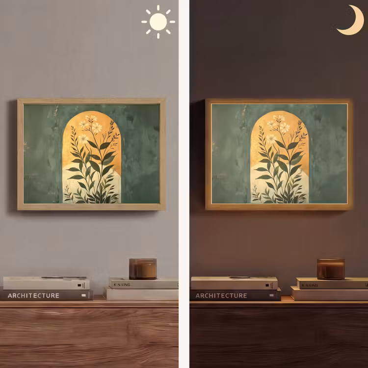 Lightbox - Wandlamp - Plant - Bloemen - Wit — 6