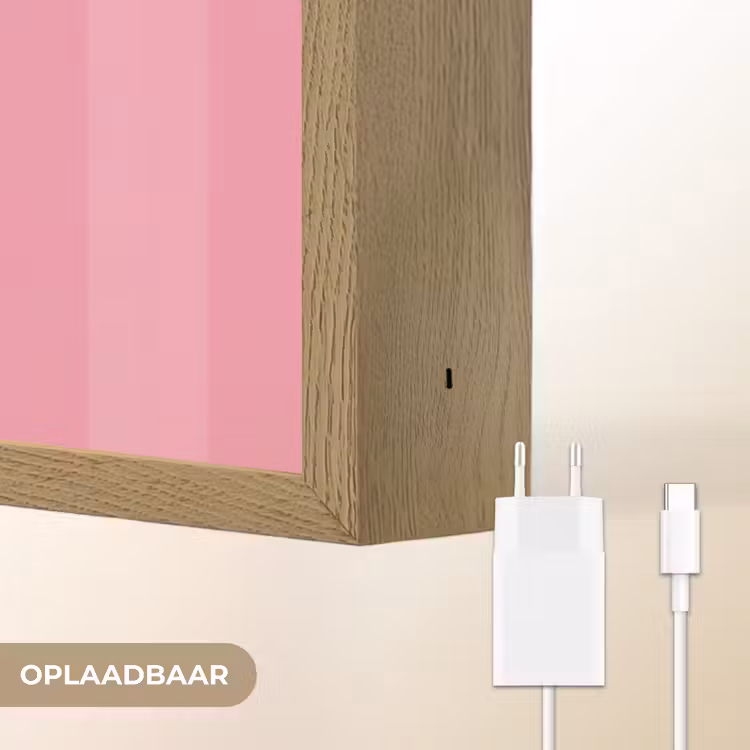 Lightbox - Wandlamp - Roze - Gestreept - Belle — 7