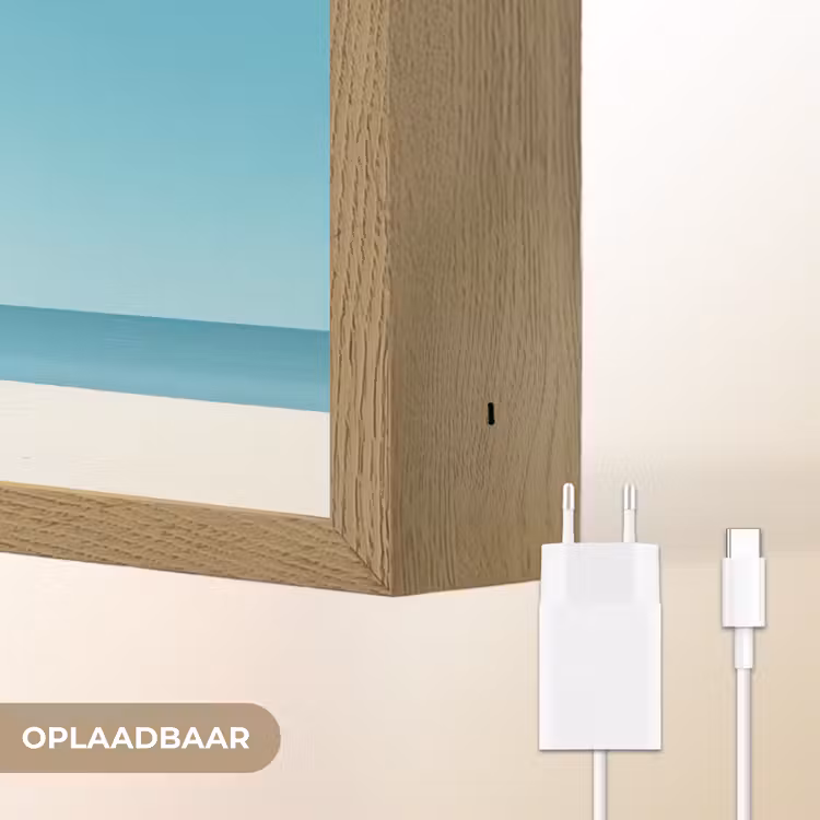 Lightbox - Wandlamp - Strand - Blauwe lucht - Geel - Parasol — 7