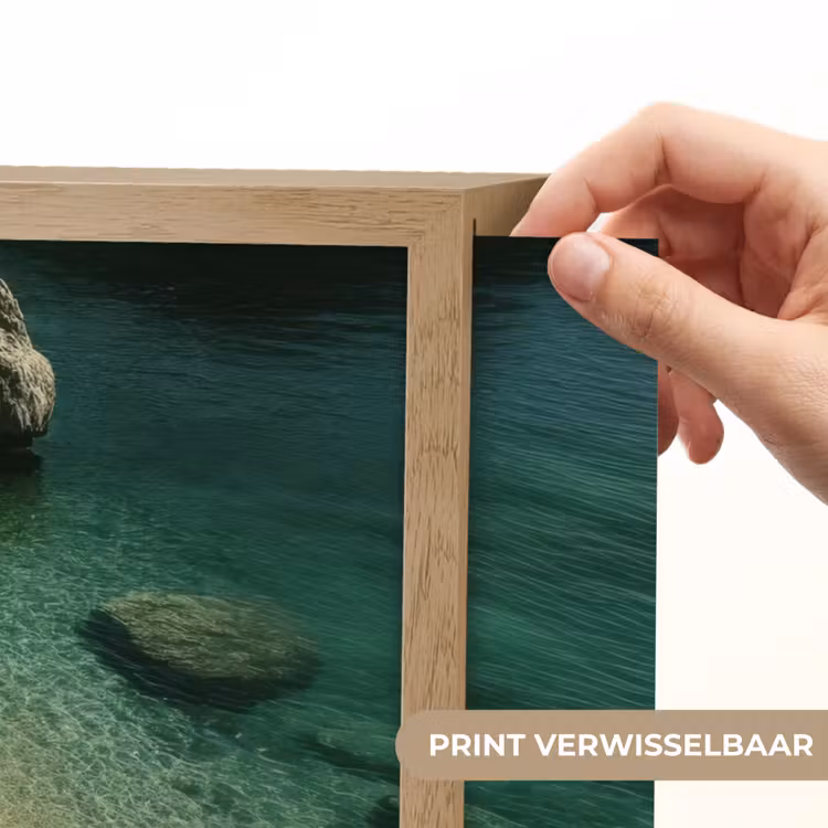 Lightbox - Wandlamp - Strandbedden - Zee - Stenen - Baai — 5