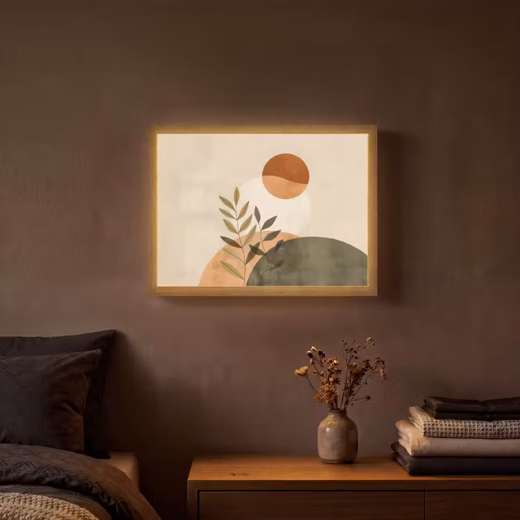 Lightbox - Wandlamp - Takken - Vormen - Abstract — 3