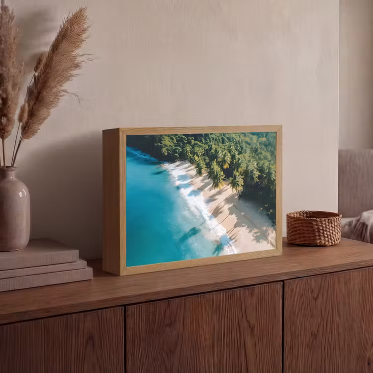 Lightbox - Wandlamp - Tropisch - Strand - Water - Palmbomen — 4