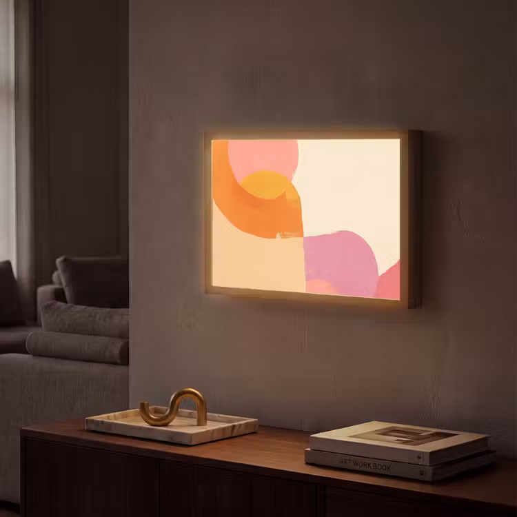 Lightbox - Wandlamp - Vormen - Abstract - Kleurrijk — 2