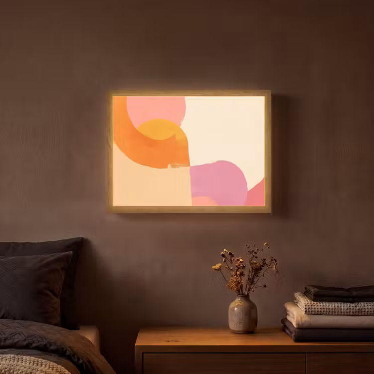 Lightbox - Wandlamp - Vormen - Abstract - Kleurrijk — 3