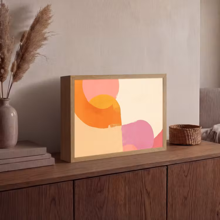 Lightbox - Wandlamp - Vormen - Abstract - Kleurrijk — 4