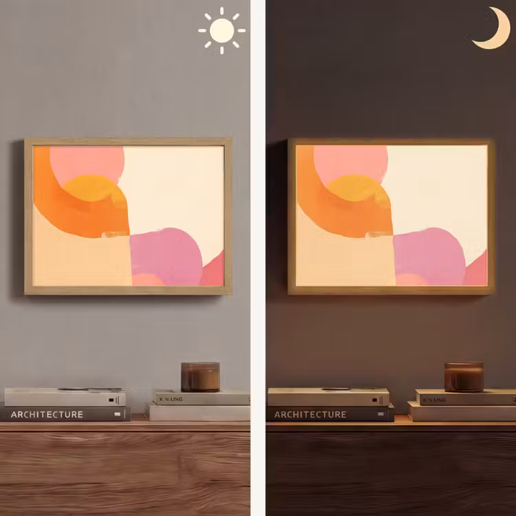 Lightbox - Wandlamp - Vormen - Abstract - Kleurrijk — 6