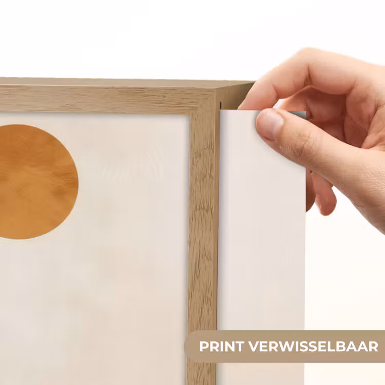Lightbox - Wandlamp - Vormen - Rond - Bladeren - Beige — 5