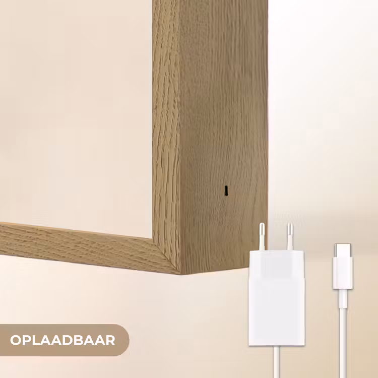 Lightbox - Wandlamp - Vormen - Rond - Bladeren - Beige — 7