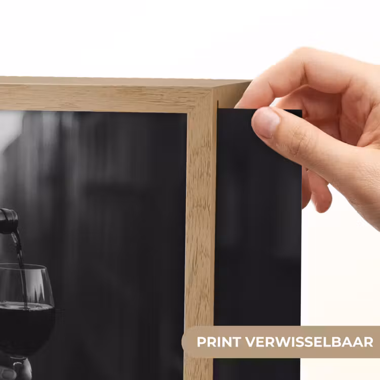 Lightbox - Wandlamp - Wijnfles - Glas - Handen - Raam — 5