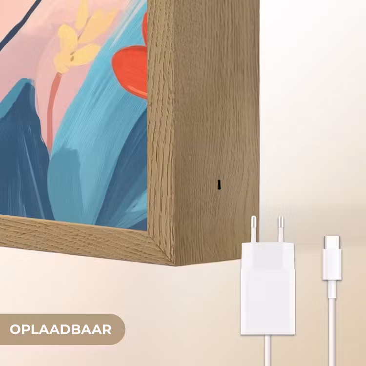 Lightbox - Wandlamp - Illustratie - Bloemen - Kleurrijk — 7