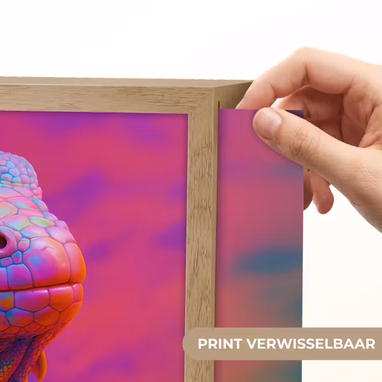 Lightbox - Wandlamp - Kameleon - Dieren - Neon - Kleur — 5