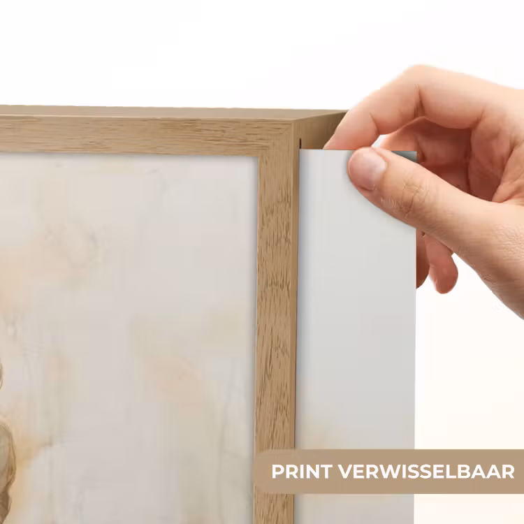 Lightbox - Wandlamp - Kind - Moeder - Waterverfschilderij — 5
