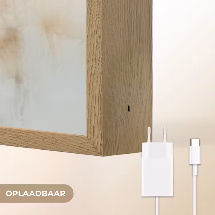 Lightbox - Wandlamp - Kind - Moeder - Waterverfschilderij — 7